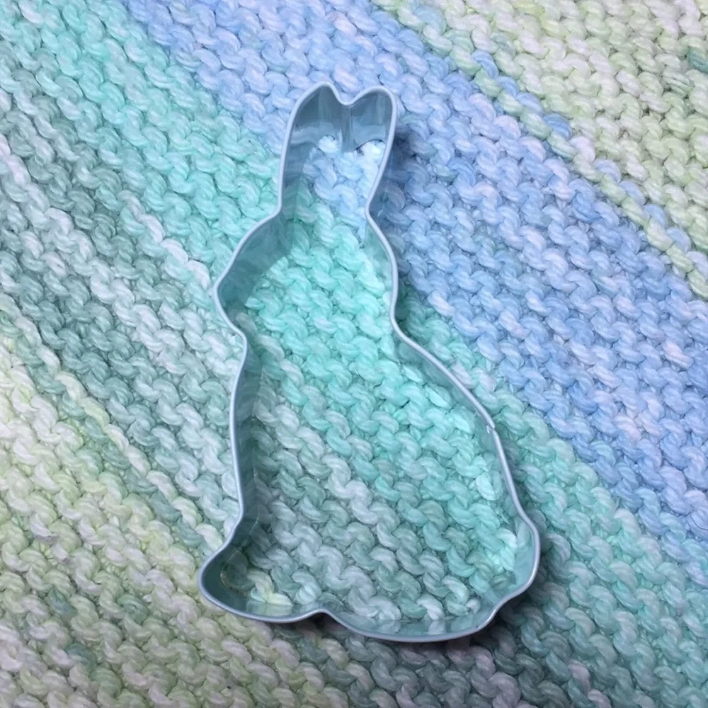 Rae Dunn Blue Bunny Cookie Cutter